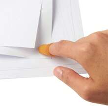 Rubber Finger Tips, Finger Cots,Large - Size 13, Amber, Finger Protector For Use With  Staples &  Staplers,Home Office Desktop Accessories,12 Count/Pack (54033) (Pack Of 3),6200318 - 紫色 - 查看 5