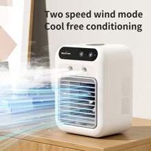 SOKANY Mini Small Household Usb Spray Air Cooler Portable Air Conditioning Fan Desktop Humidifying Electric Fan