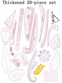 Clothing Sewing Ruler Suit Clothing Design Proofing Ruler Cutting And Sizing Ruler Curve Ruler Button Ruler Arc Ruler Soft Ruler Pattern Making Ruler