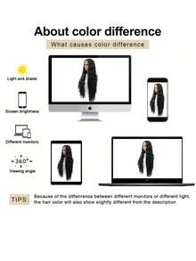 Billowig 30-Inch Long Curly Black Middle Part Wig, Extra-Long Black Wig, Women'S Fashionable Natural Elegant Style Beginner Friendly, High Temperature Synthetic Fiber, Rose Net Cap - Ideal For Daily Wear, Cosplay, Christmas, Halloween, Costume Parties, Music Festivals, Weddings And Balls - màu đen - Xem 7