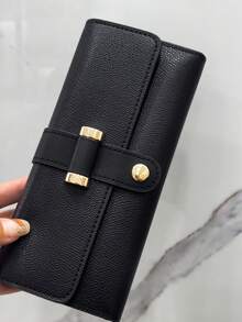 复古长款拉链钱包学生时尚新款钱包圣诞新年礼物女士手机钱包女式钱包零钱包长款钱包