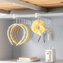 2 Stück/4 Stück/Set Hängeregal, Schrank Tassen Halter, Hängender Kaffeetassenhalter ohne Bohren, Küchenutensilien Aufbewahrung und Organizer Hängeregal, Küchen Aufbewahrungshaken können kleine Gegenstände aufbewahren, platzsparend und macht Ihre Küche und Schlafzimmer ordentlicher und praktischer.