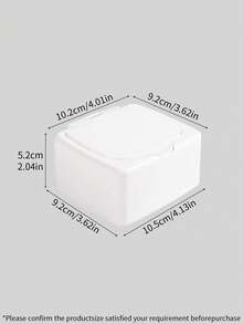 2 piezas/1 pieza Caja de piezas antidolvo plegable, caja de herramientas de escritorio, caja de almacenamiento de accesorios de tornillos, caja de clasificación y ordenación con rejilla