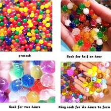 10.000 hạt nước nhiều màu/trong suốt, thích hợp để trang trí bình hoa, trang trí Giáng sinh, trang trí bàn tiệc cưới, làm nến nổi, trồng cây, trang trí hoa. - Màu vàng - Xem 2