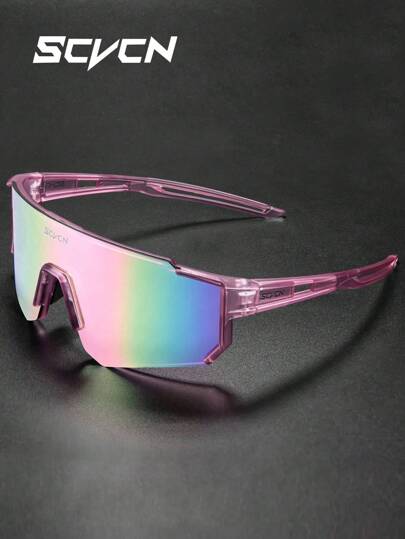  SCVCN New Cycling Glasses, Y2K Fashion Sports Eyeglasses, Bicycle Glasses For Mountain Bike, Road Bike, Outdoor Sports, Cycling, Driving, Fishing, Running, Golf, Beach, Baseball, 1 Piece