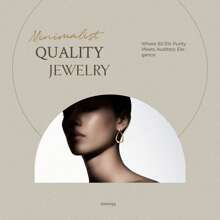 Designer Geometric Zirconia Hoops​​ - 925 Sterling Silver Limited Edition, French Elegant Studs