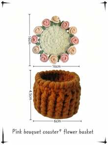 红色花束杯垫+花篮 粉色花束杯垫+花篮 黄色花束杯垫+花篮 - 彩色 - 查看 13