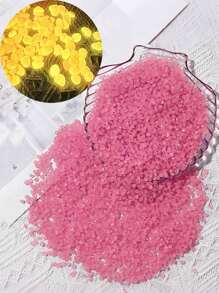 500pcs Luminous Sand, Horticultural Aquatic Landscape Fluorescent Stone, Mini Luminous Resin Stone, Used For Succulent Resin Luminous Rocks, Garden Decoration, Micro Landscape, Bonsai Decoration, Passageway, Aquarium,Vase Filler,Flower Pots,Vase Decorations, Fish Tank Decorations, Props For Wedding Arrangements Gifts Birthday Graduation
