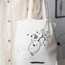 女士时尚背包 - chill chill 黑白;長34 - 查看 8