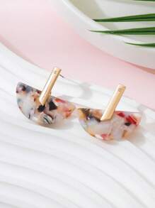1 Pair Acrylic Geometric Design Fashion Jewelry Earrings For Women, Party & Gathering Decoration