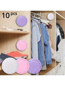 1/5/10pcs Air Freshener Capsules With Shells - For Home, Car, Closet Use, Lily Ointment Compressed Fragrance Deodorizer, Car Air Freshener, 2025 New Fashion Air Freshener Capsules, No Drilling Solid Fragrance Stickers, Viral Wardrobe Deodorizer, Pet Friendly Freshener, Long-Lasting Car Diffuser Stickers, Gel Deodorizer Capsules, Bathroom Deodorizer Stickers, Rose, Cherry Blossom, Lavender Fragrance, Washroom Small Tool - Various Scents - View 7