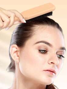 فرشاة شعر ولحية من النايلون والخشب قطعة واحدة - فرشاة تصفيف شعر احترافية خالية من العطور، مناسبة للمحترفين لإدارة الشعر السميك والرقيق، مشط خشبي، فرشاة شعر، فرشاة خشبية، فرشاة تصفيف الشعر، فرشاة فك التشابك، فرشاة تجعيد، فرشاة تمليس، أداة تصفيف شعر أساسية مثالية للسفر، مجموعة فرشاة شعر، مشط شعر، مشط للتجعيد، فرشاة فك التشابك، فرشاة شعر للنساء، شعر، سفر، منتجات شعر، أدوات شعر، أشياء شعر، حلاق، ملحقات حلاق، صالون حلاقة، معدات تصفيف الشعر