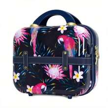 2 - Piece Hardside Carry - On Spinner Luggage Set, Parrot, Suitable For Travel