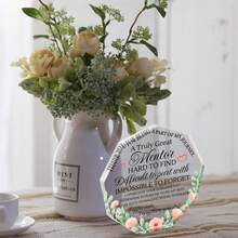 Placas de sentimiento de acrílico: Gratitud y Apreciación. Perfecto para regalar a mamá, papá, amigos y familia. Diseñados como recuerdos que infunden calidez sincera a cualquier espacio, convirtiendo momentos ordinarios en recuerdos apreciados que duran toda la vida.