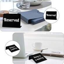 6/12pcs Party Buffet Food Labels, Mini Food Display Chalkboard Signs For Catering Supplies/Party Supplies/Self-Service Display/Food Labeling, Including 2 Liquid Chalk Markers - Chalkboard Label - View 7