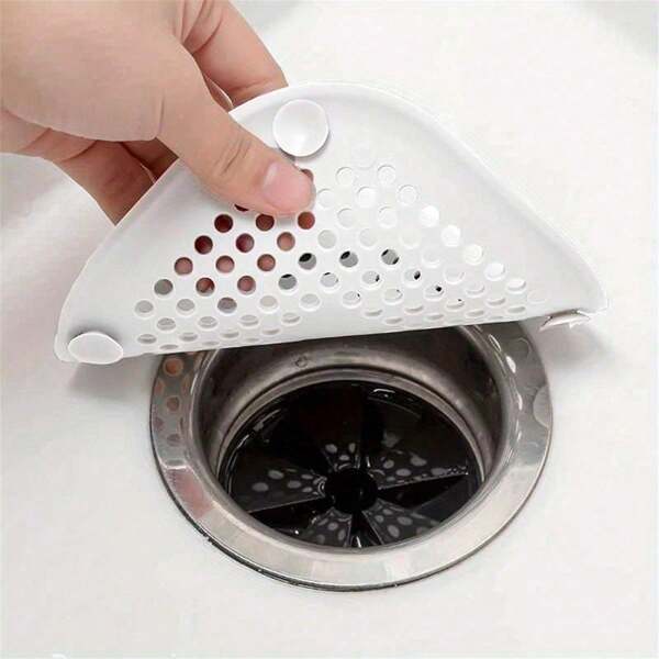 1 pièce Tampon de filtre à cheveux, filtre anti-colmatage d'évier, tampon de filtre de douche de baignoire en silicone, filtre d'évier de cuisine, outil de filtre de salle de bain