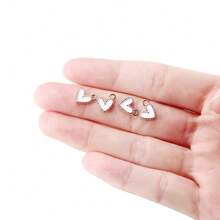 30 Piezas de Colgantes de Corazón de Metal Multicolor, Charms de Corazón Esmaltados de Aleación Miniatura para Hacer Collares, Pulseras, Manualidades DIY, Accesorios de Joyería, Suministros para el Día de los Enamorados
