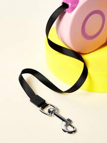 PETSIN 1pc Automatic Retractable Pet Leash, 3m/5m, Multiple Colors Available, Random Handle Color - Pink - View 2