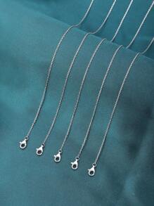 1 Catena Versatile In Argento 925 Adatta Per Accessori Con Ciondolo E Perline