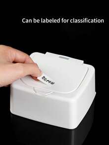 2 piezas/1 pieza Caja de piezas antidolvo plegable, caja de herramientas de escritorio, caja de almacenamiento de accesorios de tornillos, caja de clasificación y ordenación con rejilla