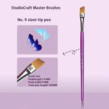 Juego de 14 brochas profesionales para pintura facial realizadas con cerdas de nailon. Este conjunto es apto tanto para pintura facial como corporal. Es compatible con pinturas acrílicas, de aceite y acuarela, y se puede utilizar para pintura facial, arte de uñas, micro detalles y pintura de rocas. Útiles escolares, de vuelta al colegio