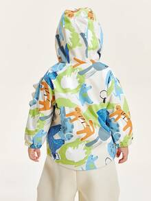 mini bala 男童女童连帽夹克 2025 冬季柔软仿皮休闲外套