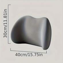 1pc (Please Note Product Size) Ergonomic Office Chair Lumbar Support Pillow - Polyester Material, Knee-High Cushion, Used For Correcting Posture, Relieving Back Pain And Elevating Legs - Comfortable Office Chair Alternative, Can Be Used As Seat Cushion, Chair Pad, Chair Pillow, Gaming Chair Cushion - Multicolor - View 3