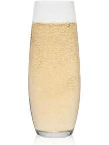 Libbey Juego de 6 Copas Flauta de Vidrio Stemless de 283 ml - Claro - Ver 10