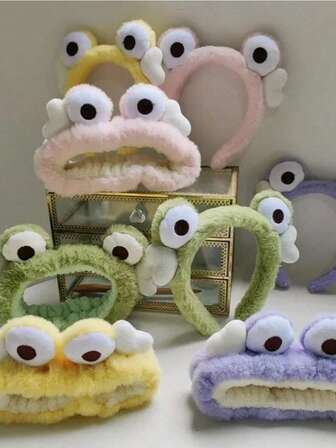 1pc-2pcs SetCute Eyes Frog Soft Plush Hair Band For Women Wide-Brimmed Elastic Hairbands Cute Animal Hair Accessories Girls Hairband,Stocking Stuffers,Stocking Fillers,Stocking Stuffers For Women,Stocking Fillers Women,Christmas Gifts,Gifts,Christmas Stocking Fillers,Gifts For Women,Gift,Christmas Gift,Stocking Stuffers For Adults,Stocking Fillers For Adult,Hair Stuff,Women's Accessories,Stocking Stuffer,Coming-Of-Age Hair Accessory,Christmas Hair Accessories,Gift Ideas For Women,Beauty Stocking Fillers,Christmas Gifts For Women