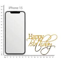 1 cái/3 cái/5 cái Đồ trang trí bánh sinh nhật vui vẻ cho tiệc sinh nhật B Aby Trang trí mặt bánh bằng Acrylic vàng bạc DIY Dụng cụ làm bánh - Nhiều màu - Xem 6