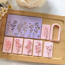 Bohemia Flower Leaf Clay Cutters For Jewelry Making Earrings, Summer Leaf Handmade Jewelry Clay Cutter Tool For DIY Crafts