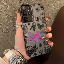 Funda de Teléfono de Arte Callejero Vívido Diseñada para Samsung Galaxy S25, S24, S23, S22, S21, S20 FE Ultra Plus con Parte Trasera Mate y Protección 4G - Colores mixtos - Ver 6