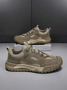 Herren neue Lässig Sportschuhe, klassisches vielseitiges Design, wasserdichter atmungsaktiver Schnürschaft, komfortabler & strapazierfähiger Innenfutter, rutschfeste verschleißfeste Laufsohle, Outdoor-Lässig-Sportschuhe