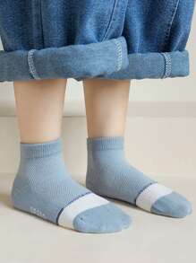 5 pares de calcetines delgados para niños en primavera y verano, calcetines para niños, calcetines deportivos