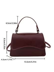 Borsetta minimalista di moda in tinta unita, borsa a tracolla da donna per shopping, borsellino, shopping, giovani donne, studenti universitari, impiegati, colore bianco. Perfetto per ufficio, università, lavoro, business, pendolarismo, attività all'aperto, viaggi e gite.