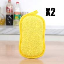 Multifunctional Polyurethane Sponge Wipe, Reusable Washable Kitchen Brush Pot Washing Dish Not Easy To Drop Hair, Suitable For Bathroom, Kitchen, Bathroom Cleaning