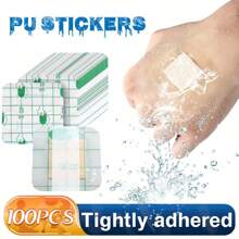 20~120 piezas Parches de curación transparentes y elásticos de emergencia (Parches adhesivos de reparación avanzada amigables con la piel y resistentes al agua | Parches de hidrogel para curación viral | Cuidado estéril de heridas para ampollas, cortes y raspaduras | Vendas flexibles y resistentes al agua, vendas adhesivas anti-cicatrices de moda | Estériles y súper pegajosos | Para cortes menores, raspaduras y quemaduras | Recuperación rápida de heridas)