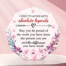 Placas de sentimiento de acrílico: Gratitud y Apreciación. Perfecto para regalar a mamá, papá, amigos y familia. Diseñados como recuerdos que infunden calidez sincera a cualquier espacio, convirtiendo momentos ordinarios en recuerdos apreciados que duran toda la vida.