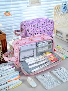 Children's Pencil Case, Stationery Bag, Pencil Box, Large Capacity Pencil Box, Handheld Pencil Box, Stationery Box, Cosmetic Bag, Cosmetic Pouch, Storage Bag , Back To School Gifts - Multicolor - View 7