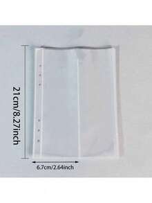 A5 Aufkleber Sammlungsorganizer Ordner Set mit großer Kapazität, Pu-Leder, klarer Aufkleber Aufbewahrungsalbum mit Reißverschluss, doppelseitig zum Sammeln für Journal, Sammelalbum, Planer