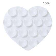 硅胶心形手机支架吸盘手机支架多功能心形手机支架硅胶支架贴纸支架，手机免提设备旅行必需品旅行配件假期暑假返校