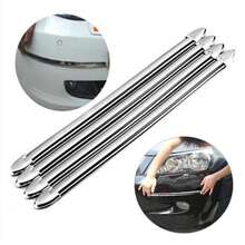 Tira Anticolisión para SUV, Protector de Parachoques, Barra Protectora, Anti-Rozaduras, Moldeado de Estilo para Parachoques, 4 piezas - 1 - Ver 1