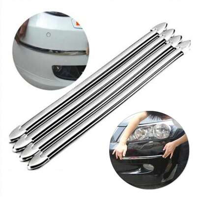 Tira Anticolisión para SUV, Protector de Parachoques, Barra Protectora, Anti-Rozaduras, Moldeado de Estilo para Parachoques, 4 piezas