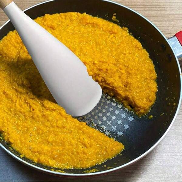 1 pieza/2 piezas Cuchara de cocina para vajillas antiadherentes, cuchara de silicona para mezclar, servir y raspar, utensilios de cocina, artículos baratos