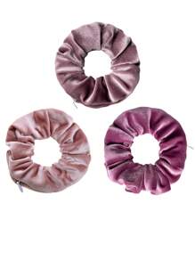 1-20Pcs Velvet Hair Ring With Hidden Pocket,Multi-Functional Hair Accessory Pouch,Portable Money Hider & Organizer,Back To School Must Haves,Beach Bag,Non-Waterproof Travel Essentials Travel School Back To School School Supplies Holiday Camping Holiday Essentials Vacation Accessories Mini Summer,Suitable For Women And Girls Velvet Headband,Hidden Pocket Headband,Suitable For Storing Small Items Such As Keys,Dollars,Lipstick,Etc