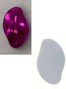 1个水晶脱毛器，男女通用，四季皆宜，无痛脱毛，便携温和，轻柔去角质，神奇脱毛工具，可重复使用，适用于腿部、手臂、背部、身体及其他部位。