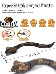 猫玩具电子智能感应蛇玩具宠物猫狗互动玩具带感应避障功能USB蛇玩具让猫咪忙碌儿童玩玩具 - 彩色 - 查看 8