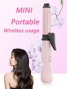 3秒快速加热 2600mAh USB充电无线卷发棒，迷你便携韩式大波浪卷发器，持久耐用无线卷发棒，不伤发卷发器 - 彩色 - 查看 7