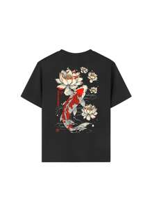 1pc Girls' Casual Round Neck Letter Print Short Sleeve T-Shirt, Summer Student Youth Wear - Minimalist English Graphic Tee Stimulates Imagination And Self-Expression