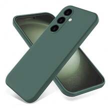 Liquid Silicone Phone Case For Samsung Galaxy S25 Ultra And 13/16 Pro Max/11, Waterproof, Shockproof, Anti-Fall, Anti-Scratch - Dark Green - View 6